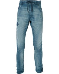 Мужские темно-бирюзовые джинсы от Diesel