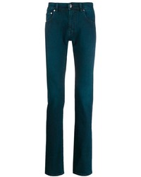 Мужские темно-бирюзовые джинсы от Etro