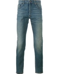 Мужские темно-бирюзовые джинсы от Fendi