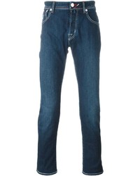 Мужские темно-бирюзовые джинсы от Jacob Cohen