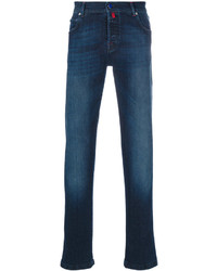 Мужские темно-бирюзовые джинсы от Kiton