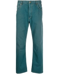 Мужские темно-бирюзовые джинсы от Loewe
