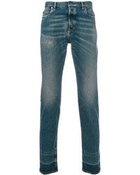 Мужские темно-бирюзовые джинсы от Maison Margiela