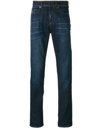 Мужские темно-бирюзовые джинсы от Neil Barrett
