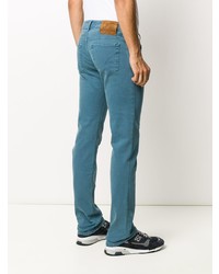 Мужские темно-бирюзовые джинсы от Hand Picked