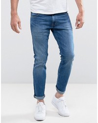 Мужские темно-бирюзовые джинсы от Wrangler