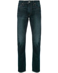 Мужские темно-бирюзовые зауженные джинсы от Polo Ralph Lauren