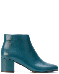 Женские темно-бирюзовые кожаные ботинки от L'Autre Chose