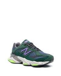 Мужские темно-бирюзовые низкие кеды от New Balance