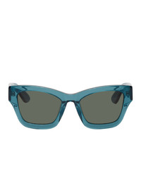 Мужские темно-бирюзовые солнцезащитные очки от Han Kjobenhavn