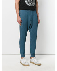 Мужские темно-бирюзовые спортивные штаны с принтом от DSQUARED2