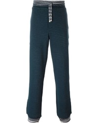 Мужские темно-бирюзовые спортивные штаны от Missoni