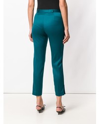 Темно-бирюзовые узкие брюки от Styland