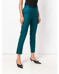 Темно-бирюзовые узкие брюки от Styland
