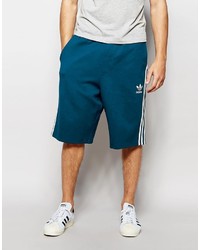 Мужские темно-бирюзовые шорты от adidas