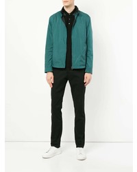 Мужской темно-бирюзовый бомбер от D'urban