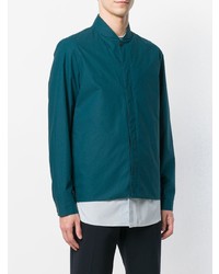 Мужской темно-бирюзовый бомбер от Stephan Schneider