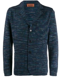 Мужской темно-бирюзовый вязаный пиджак от Missoni