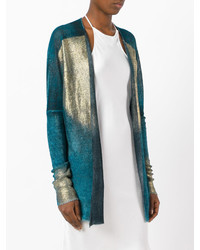 Женский темно-бирюзовый кардиган от Avant Toi