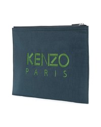 Мужской темно-бирюзовый мужской клатч от Kenzo