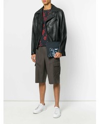 Мужской темно-бирюзовый мужской клатч от Kenzo