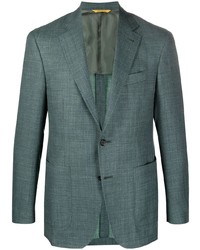 Мужской темно-бирюзовый пиджак от Canali