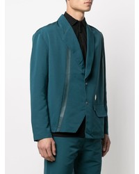 Мужской темно-бирюзовый пиджак от A-Cold-Wall*