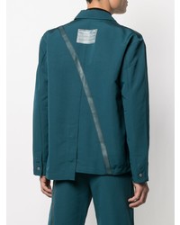 Мужской темно-бирюзовый пиджак от A-Cold-Wall*