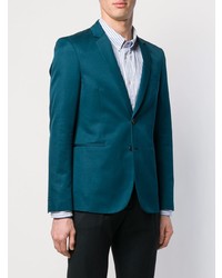 Мужской темно-бирюзовый пиджак от PS Paul Smith