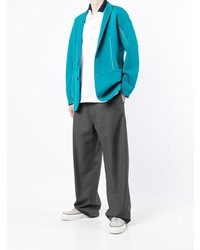 Мужской темно-бирюзовый пиджак от Kolor