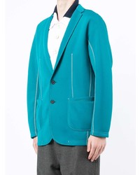 Мужской темно-бирюзовый пиджак от Kolor
