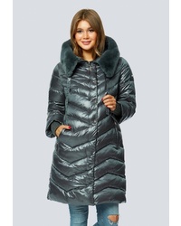 Женский темно-бирюзовый пуховик от Alyaska