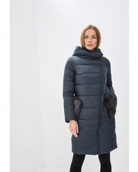 Женский темно-бирюзовый пуховик от Winterra