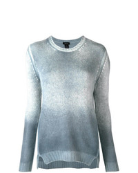 Женский темно-бирюзовый свитер с круглым вырезом от Avant Toi