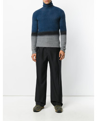 Мужской темно-бирюзовый свитер от Etro