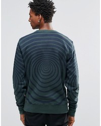 Мужской темно-бирюзовый свитер от YMC