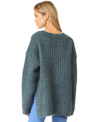 Женский темно-бирюзовый свитер от See by Chloe