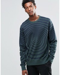 Мужской темно-бирюзовый свитер от YMC