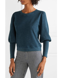 Женский темно-бирюзовый свитшот от Apiece Apart