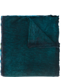 Женский темно-бирюзовый шарф с принтом от Avant Toi