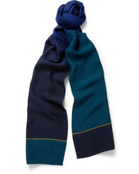 Мужской темно-бирюзовый шарф от Paul Smith