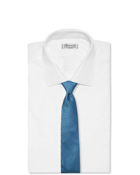 Мужской темно-бирюзовый шелковый галстук от Charvet