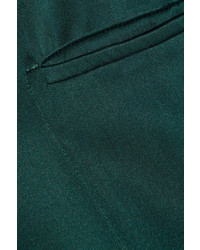 Темно-зеленая блуза на пуговицах от Haider Ackermann