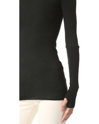 Темно-зеленая блузка от Enza Costa