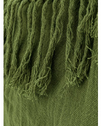 Темно-зеленая большая сумка из плотной ткани от Caravana