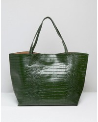 Темно-зеленая большая сумка от Glamorous