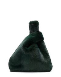Темно-зеленая большая сумка от Simonetta Ravizza