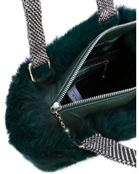 Темно-зеленая большая сумка от Laura B