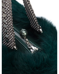 Темно-зеленая большая сумка от Laura B