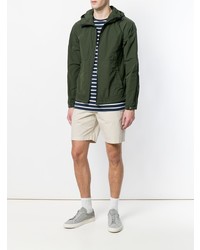 Мужская темно-зеленая ветровка от Aspesi